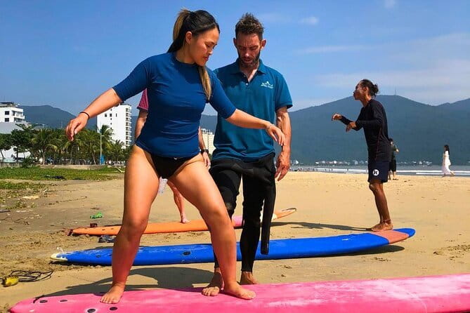 1 Hour Taster Surf Lesson at My Khe Beach - The lesson plan: 10 minutes on sand, 50 minutes in waves