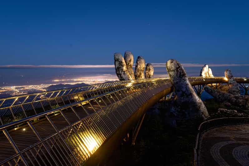 Ba Na By Night from Da Nang - Golden Bridge and Sun God Waterfall: short check-in, big photos