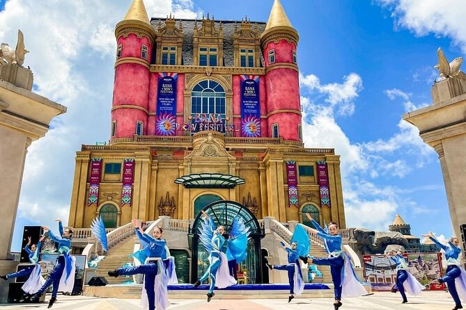 Ba Na Hills and Golden Bridge Package Full day Private Tour - French Village, flower garden, and Linh Ung pagoda stops