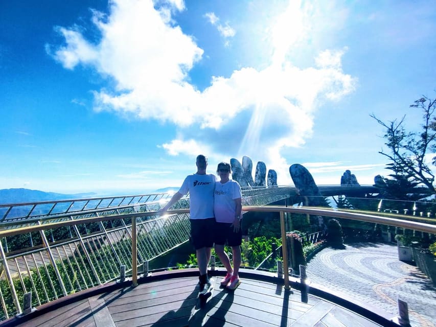 Ba Na Hills Golden Bridge Deluxe Max 12pax Group from DaNang - Le Jardin d’Amour and Linh Ung pagoda: the calmer stops