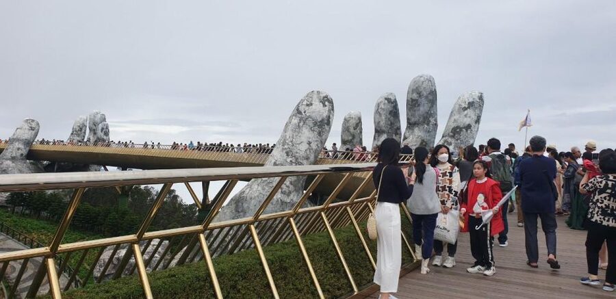 BaNa Hills - Golden Bridge Full Day Group Trip From Da Nang - Nginh Phong top and the garden circuit: where the scenery becomes more personal