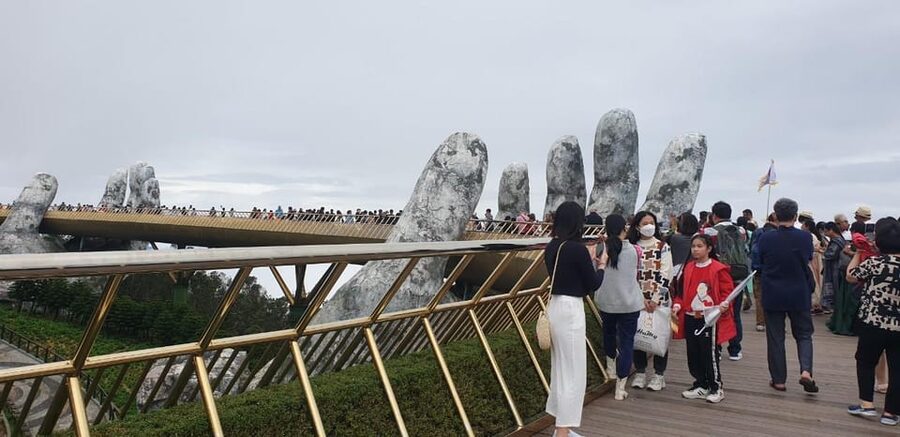 BaNa Hills - Golden Bridge Group Trip From Hoi An/Da Nang - French village free time and Fantasy Park for indoor fun