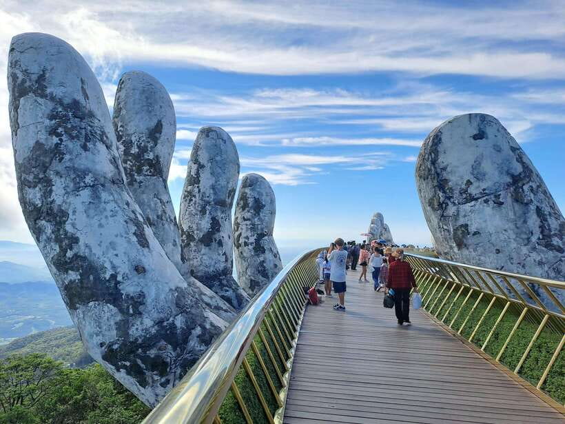 Bana Hills & Golden Hand Bridge Tour from Hoi An/ Da Nang - Morning Pickup and the Cable Car to Bana Hills