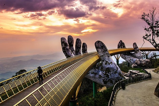 Bana Hills - Golden Hands Bridge Private Tour - Golden Bridge at 1,414m: What You Actually Get in 45 Minutes