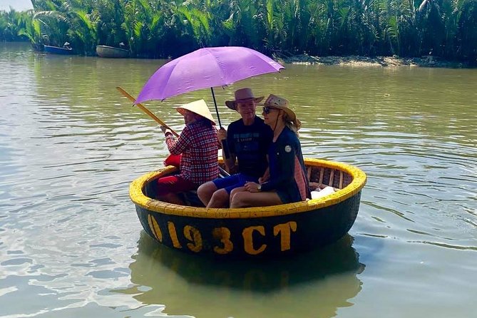Basket Boat-Buffalo Ride-Farming-Pottery Making &Marble Mountains - Bay Mau Coconut Forest: Bamboo Basket Boat and Crab-Fishing Fun