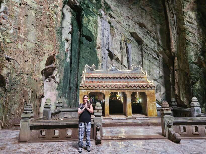 Da Nang City Sightseeing Private Tour With Hai Van Pass - Marble Mountains: caves, pagodas, and steps you’ll want good shoes for