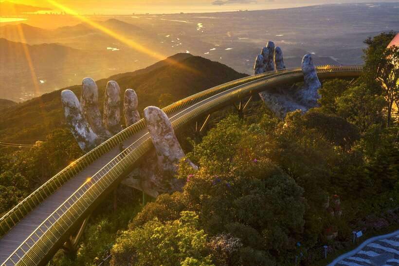 Da Nang: Golden Bridge, Lady Buddha, Marble Mt & Am Phu Cave - Marble Mountains: Limestone Steps, Buddha Statues, and Panoramic Stops
