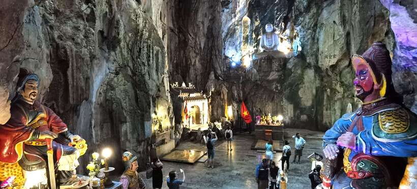 Da Nang/Hoi An: Marble & Monkey Mountains with Am Phu Cave - Am Phu Cave: the “hell cave” with a moral lesson