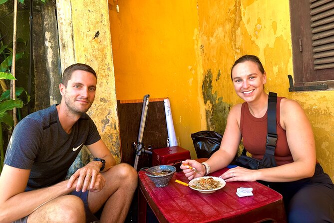 Da Nang Local Food Tour by Motorbike + Sightseeing SAFE & FUN - The eating stretch: Beo-Nam-Loc cakes plus 3 dishes total