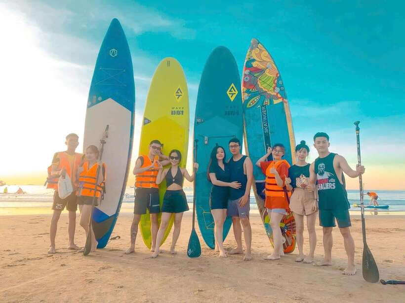 Da Nang: Man Thai Beach Stand-Up Paddleboarding Tour - The Hon Sup Coral Reef Stop (Snorkel With Provided Gear)