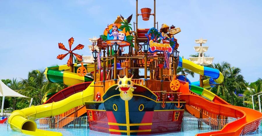 Da Nang: Mikazuki Water Park 365 with Onsen E-Ticket - Indoor versus outdoor: this is where the park feels smart