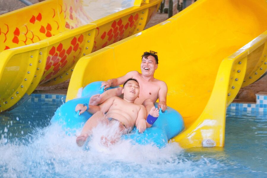 Da Nang: Mikazuki Water Park 365 with Onsen E-Ticket - The onsen experience: the hot pool is the payoff