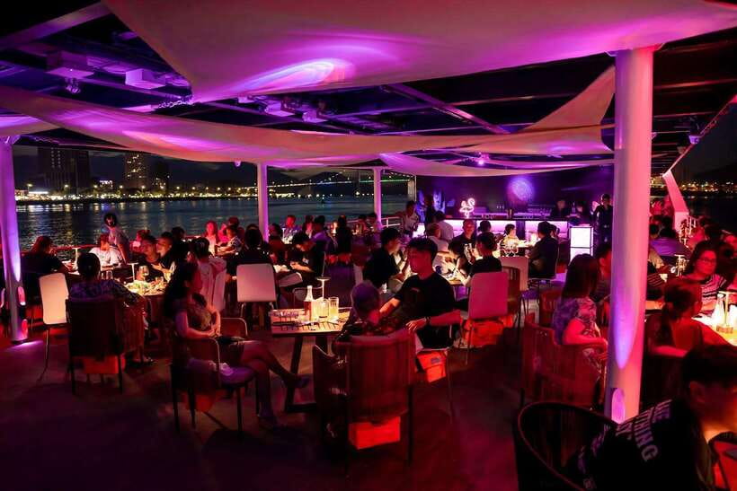 Da Nang: Poseidon Cruise with Dinner and Dragon Bridge Show - The dance-and-music program: apsara, modern timber dance, and DJ energy