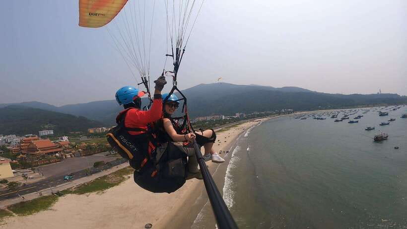 Da Nang Private paragliding experience on Monkey Mountain - Timing that actually works: meeting point to beach landing