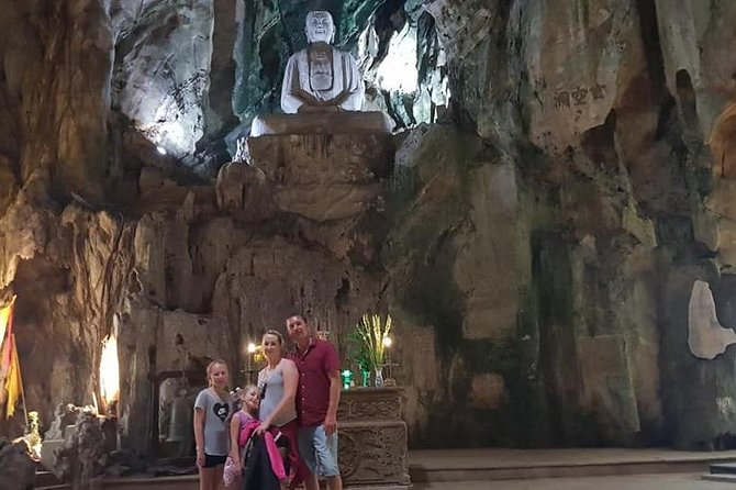 DaNang City & Coconut Jungle-Basket Boat-Hoi An city-Night Market - A 10-hour private mix: pagodas, caves, and real river life