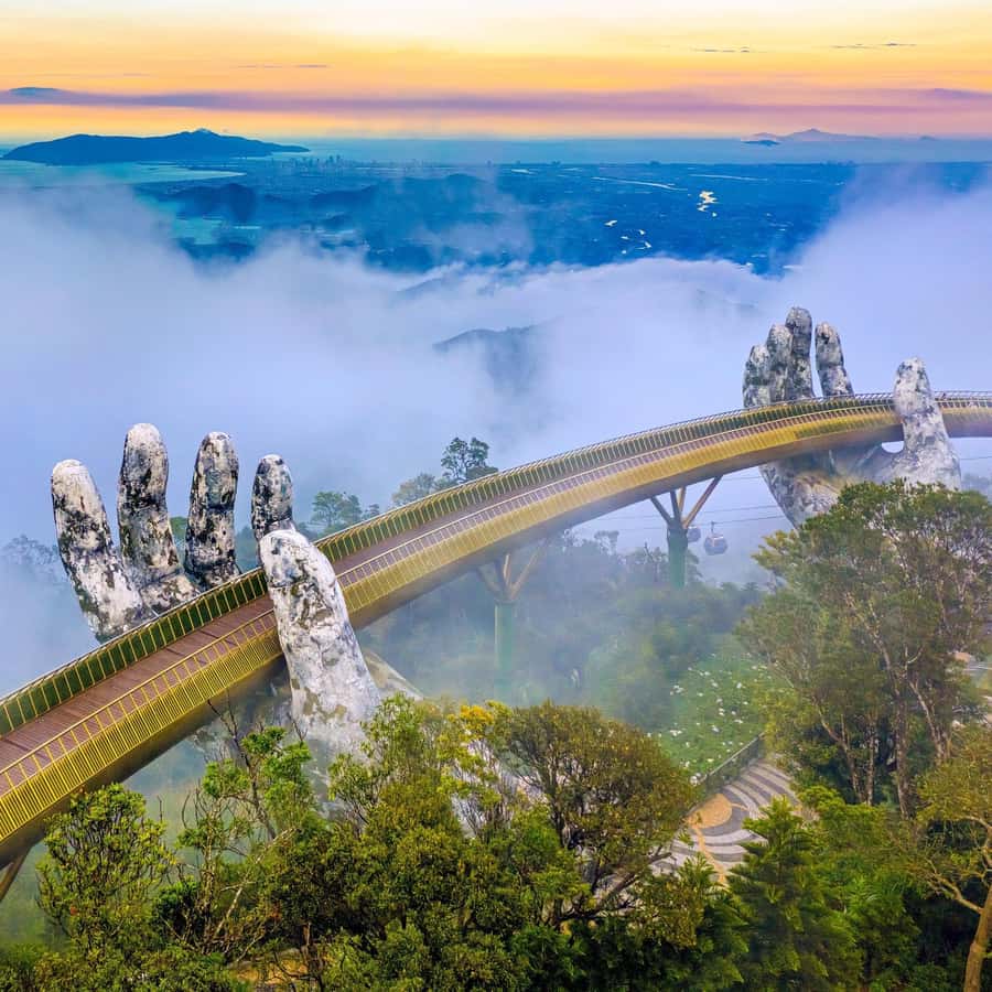 Danang: Golden Bridge by Private Car or Bus w hotel pickup - When you arrive: turning a huge theme park into a day you control