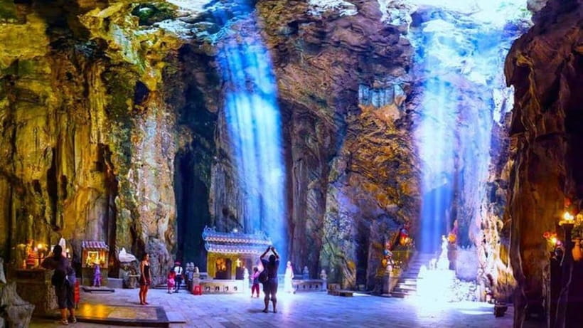 DaNang/HA: Lady Buddha, Marble Mountain & Am Phu Caves Tour - Marble Mountains: caves, temples, and the kind of stone you can’t fake