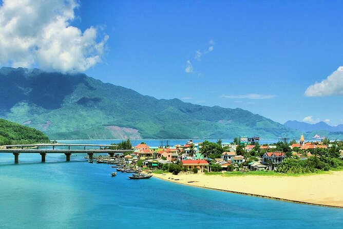 Danang - Hoi An - Hue Transfer via Hai Van Pass & Golden Bridge - Lap An Lagoon: calm views on the Hue–Danang connection road