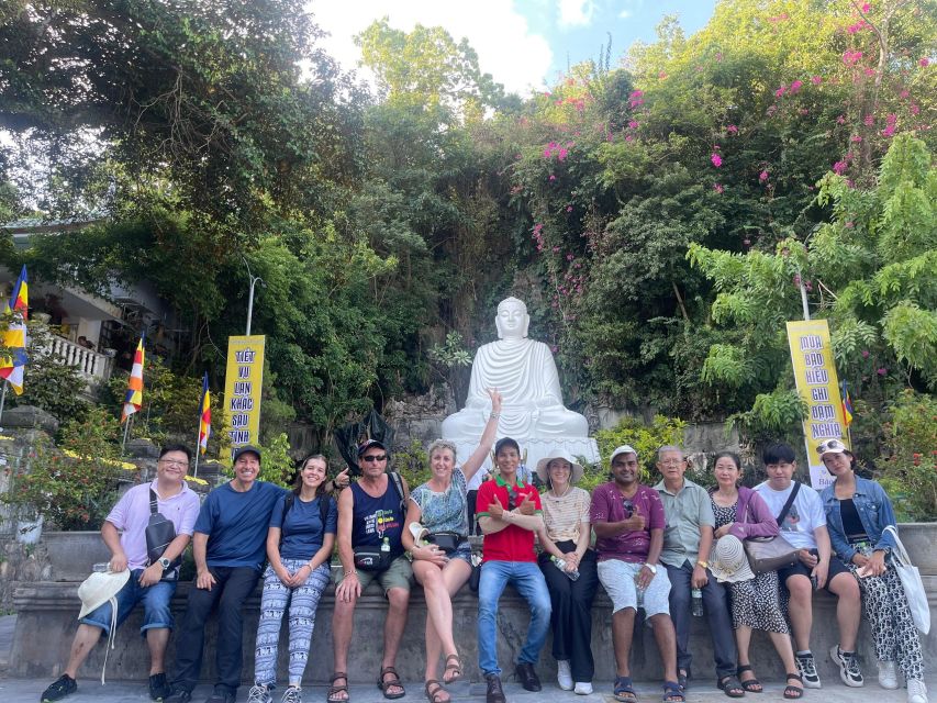 DaNang: Lady Buddha, Marble Mountain, Hoi An Town Group Tour - The Japanese Covered Bridge and Fujian-style heritage stops