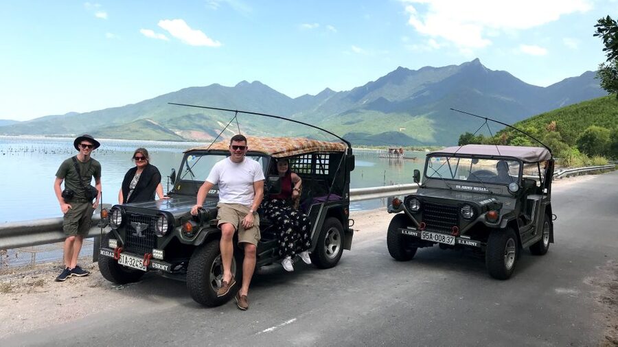 EXPERIENCED JEEP TOUR IN SON TRA PENINSULA - First Views Up Son Tra: Vong Canh House at 580m