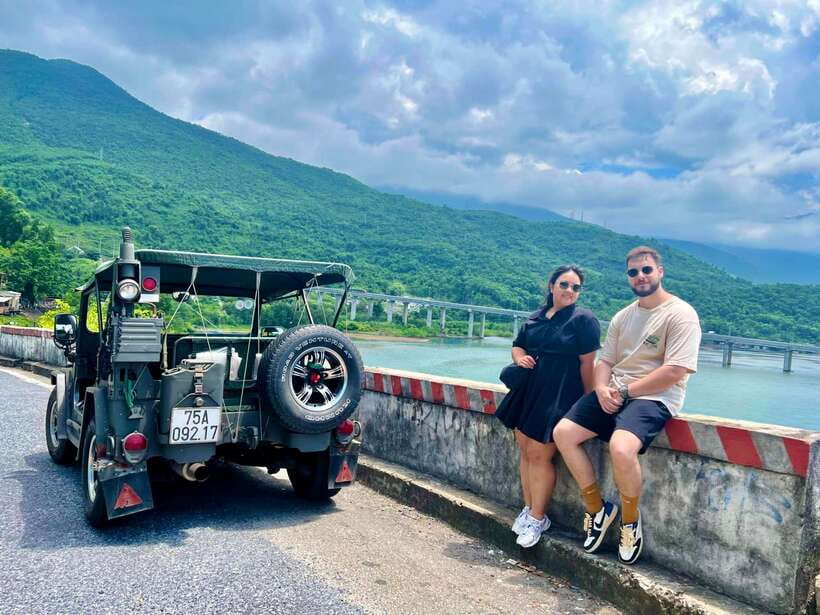 From Da Nang: Explore Hai Van Pass by US Army Jeep - Getting to the Summit: Da Nang Bay and Lang Co Beach