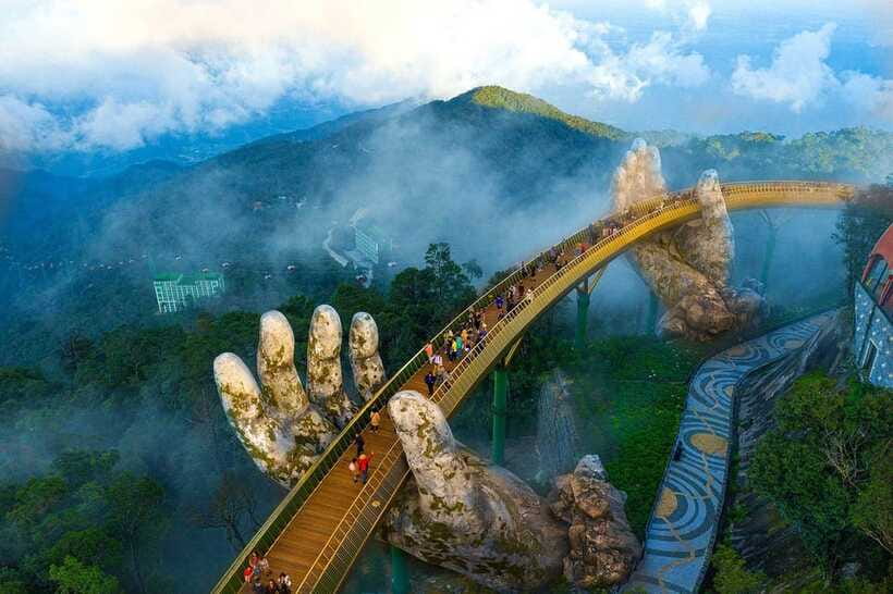 From Da Nang/Hoi An: Ba Na Hills and Golden Bridge Day Trip - Lunch at the Sun World buffet: 80+ dishes, easy energy