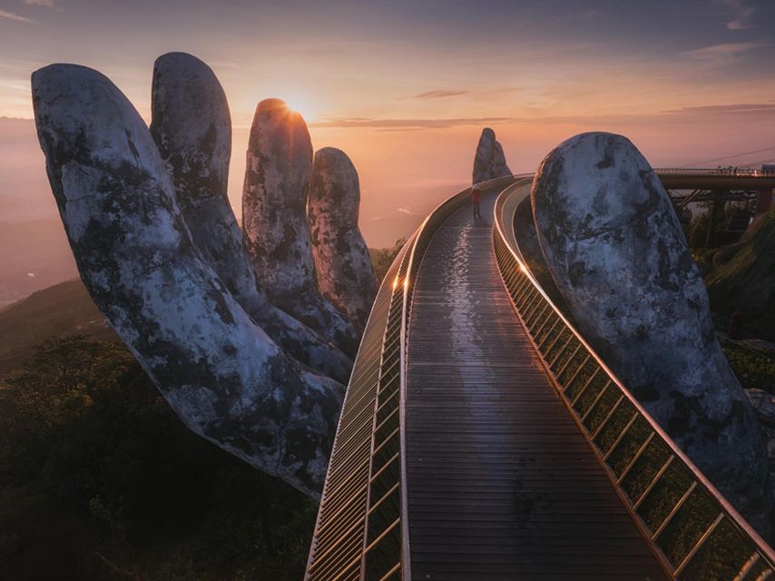 From Da Nang/Hoi An: Golden Bridge Ba Na Hills Full-Day Tour - Golden Bridge: the Huge Hands walk and the must-see nearby stops