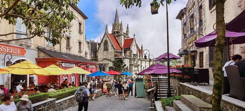 Full Day Ba Na Hills - Golden Bridge Small Group Tour - SunWorld Fantasy Park: when rain hits, fun stays indoors
