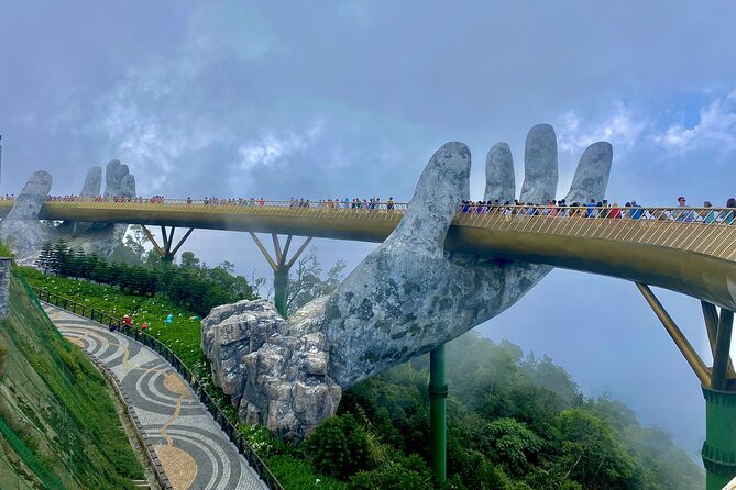 Full-Day Private Tour in Golden Bridge and Ba Na Hills - Golden Bridge at 1,487 Meters: The Wow Moment (and the Weather Reality)
