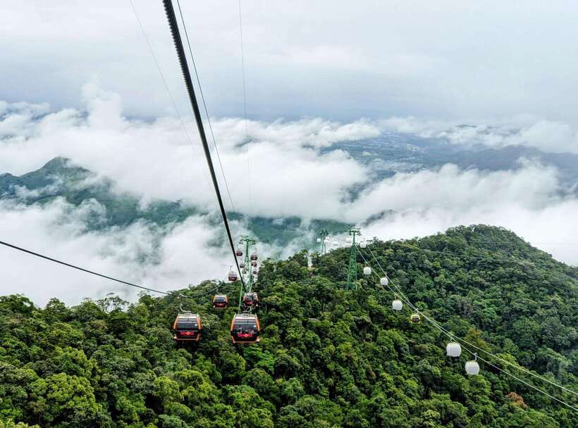 Golden Bridge - Ba Na Hills Day Trip From Hoi An or Da Nang - Dream Stream Cable Car: The Panoramas Start Before You Hit the Bridge