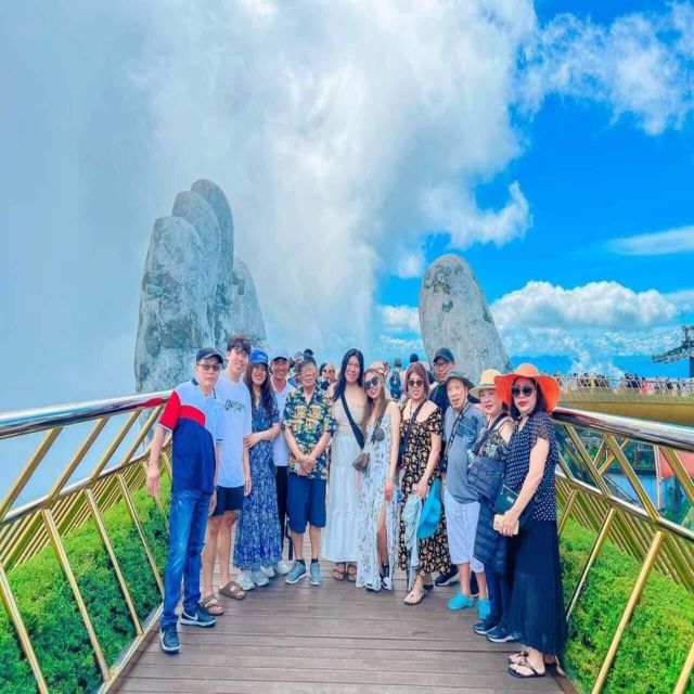 Golden Bridge- BaNa Hills & Marble Mountain By Private Car - Golden Bridge check-in: structure, views, and photo time
