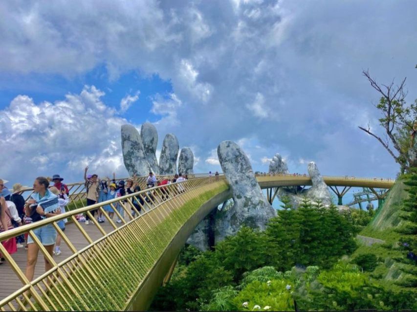 Golden Bridge- BaNa Hills & Marble Mountain By Private Car - Food, photos, and staying comfortable between two worlds