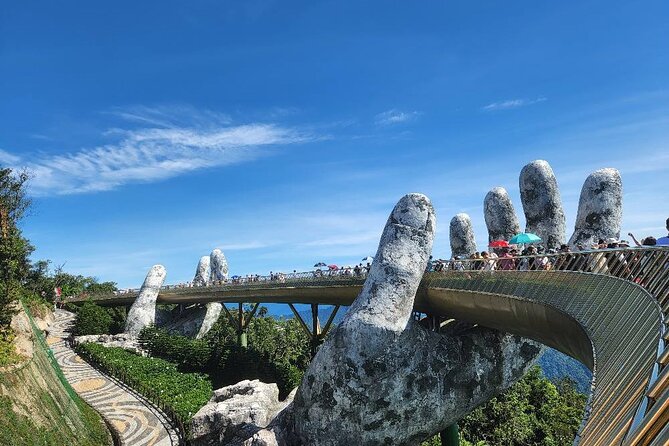 Golden Bridge-Marble Mountain-Hoi An City -Boat Ride-Night Market - Key points at a glance