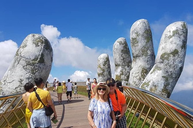 Golden Bridge -Marble Mountain-Hoi An City-Boat Ride-Night Market - 7:30 am start and the first transfer: why early matters
