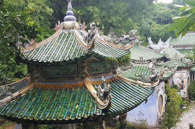 Guided Fullday Tour :Golden Bridge,Dragon Bridge,Marble Mountain,Monkey Mountain - Marble Mountains: caves, pagodas, and Vietnam War connections