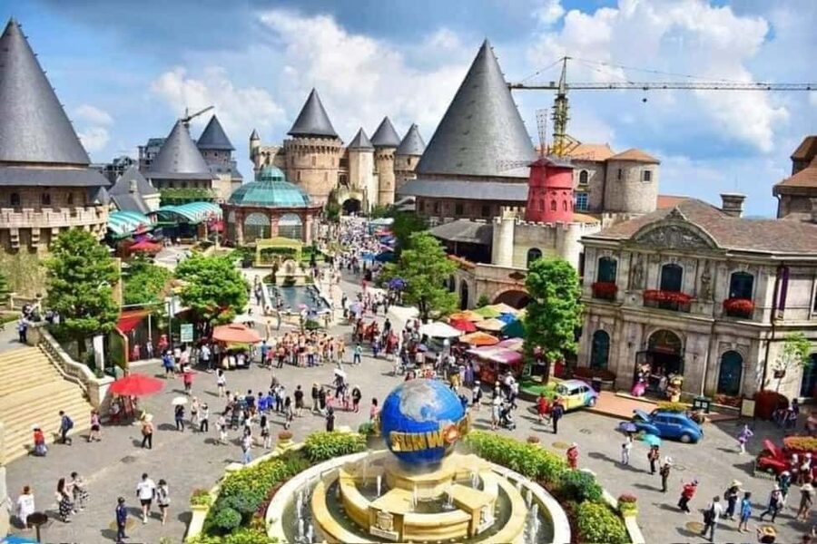Hoi An/Da Nang: Golden Bridge - BaNa Hills Small Group Tour - Lava Train and Sun Kingdom check-in: the theme-park runway