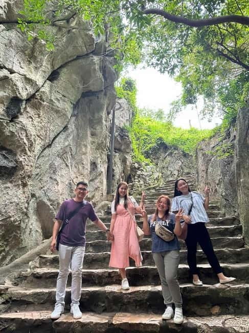 Hoi An: Marble Mountains & Monkey Mountain -Am Phu Cave Tour - Stone Factories and Lunch Timing: Local Flavor Without the Fuss