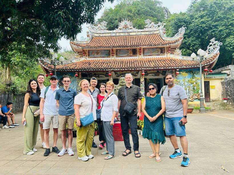 Hoian/Danang: Marble Mountain - Am Phu Cave & Lady Buddha - Non Nuoc Stone Carving Village: craft village time that doesn’t feel random