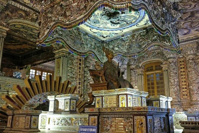 Hue Imperial City Private Tour - Khai Dinh Tomb: spectacular design, plus the long approach