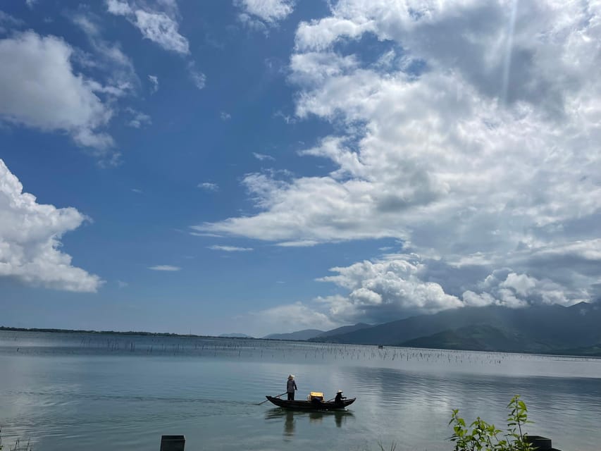 Hue To Hoi An By Jeep Via Hai Van Pass With Fabulous Stops - Lap An Lagoon and Oyster Farms: Coffee, Photos, and Working Waterfront Life