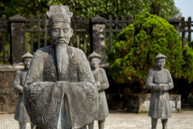 Imperial Hue And Hai Van Pass Full-day Tour - Khai Dinh Tomb: feng shui design, mosaics, and stamina for stairs