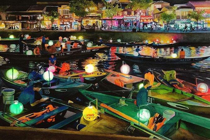 MARBLE MOUNTAIN-AM PHU Cave & HOI AN -Colourful Lantern Boat Ride - Private Afternoon Start: 1:30 pm Pickup From Da Nang or Hoi An