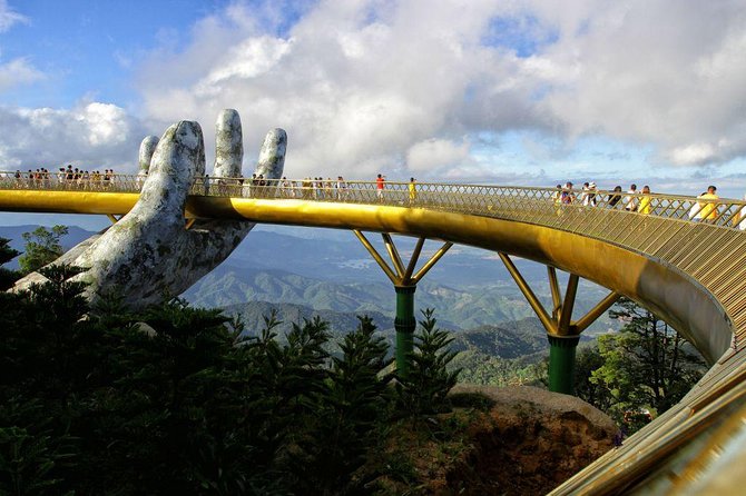 Marble Mountain - Golden Bridge - Ba Na Hills Full Day Private Tour - Fantasy Park, French Village, Wine Tunnel, and Linh Chua Linh Tu