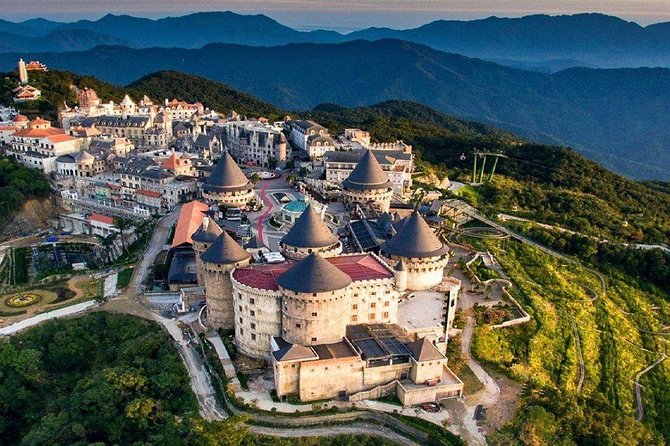 Marble Mountain - Golden Bridge - Ba Na Hills Full Day Private Tour - Marble Mountain (Thuy Mountain): caves, pagodas, and city views