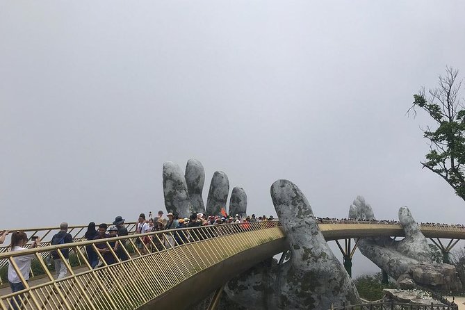 Marble Moutain - Golden Bridge - Ba Na Hill via Cable Car from Da Nang or Hoi an - Linh Ung Pagoda, the French Village, and the “different feels” stop