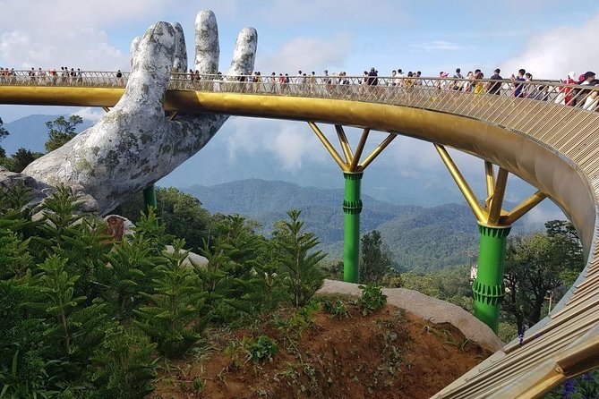 Marble Moutain - Golden Bridge - Ba Na Hill via Cable Car from Da Nang or Hoi an - Marble Mountains: pagodas, caves, and elevator access