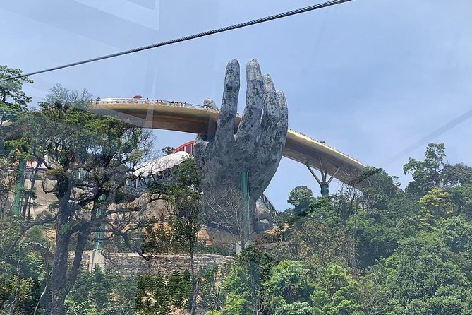 Marble Moutain - Golden Bridge - Ba Na Hill via Cable Car from Da Nang or Hoi an - The China Beach stop: a quick historical pause