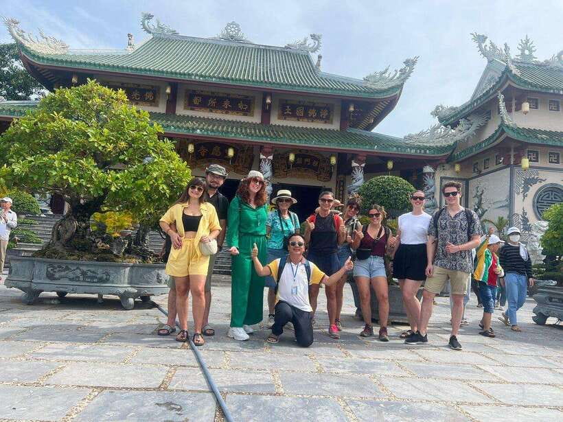 Marble Moutains, Monkey Islands, and Hell Cave Luxury Tour - Monkey Mountain (Sơn Trà Peninsula): Lady Buddha and the bonsai garden