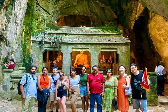 Monkey mountain-Huge Lady Buddha-Marble mountains & Am Phu caves - Marble Mountains and Am Phu caves: steps, shadows, and calm
