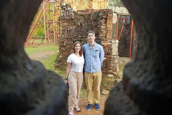 My Son Holyland , Hoi An Ancient City Tour With Night Market , Sampan Boat Ride - Japanese Covered Bridge: the fast, iconic photo moment